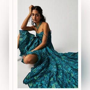 Free People Sundrenched Printed Maxi